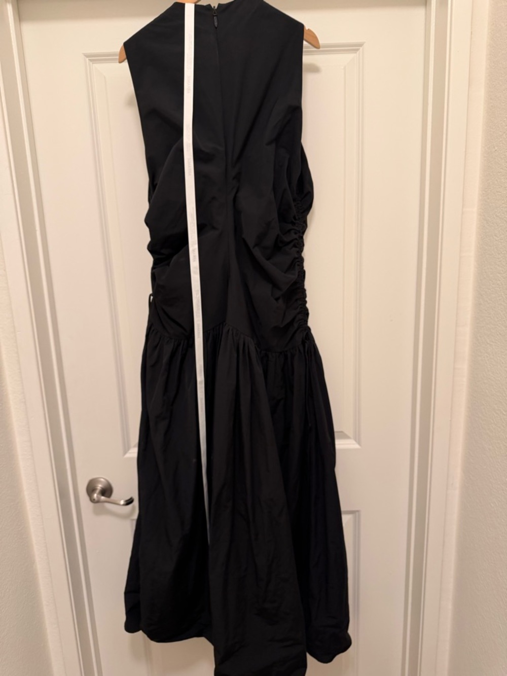 Arrange Sleeveless Black Gathered Maxi Dress - Picture 8 of 8